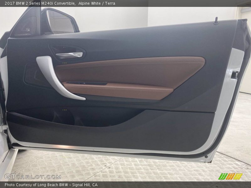 Alpine White / Terra 2017 BMW 2 Series M240i Convertible