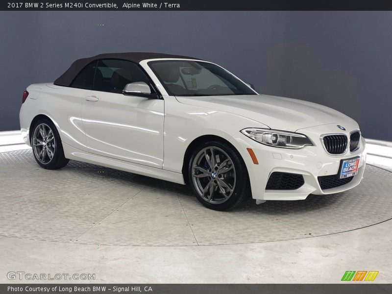 Front 3/4 View of 2017 2 Series M240i Convertible