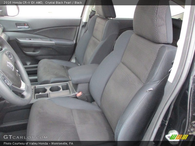 Crystal Black Pearl / Black 2016 Honda CR-V EX AWD