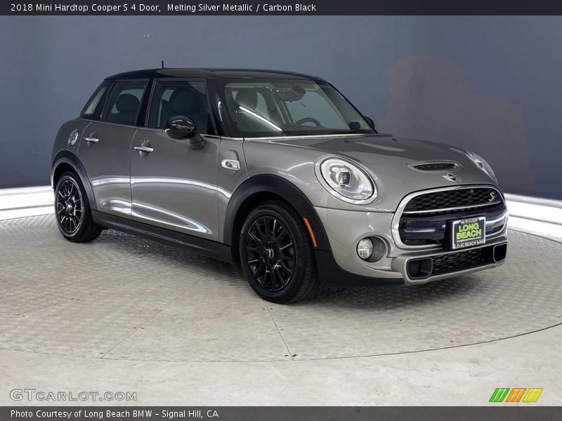 Melting Silver Metallic / Carbon Black 2018 Mini Hardtop Cooper S 4 Door