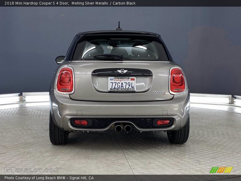 Melting Silver Metallic / Carbon Black 2018 Mini Hardtop Cooper S 4 Door