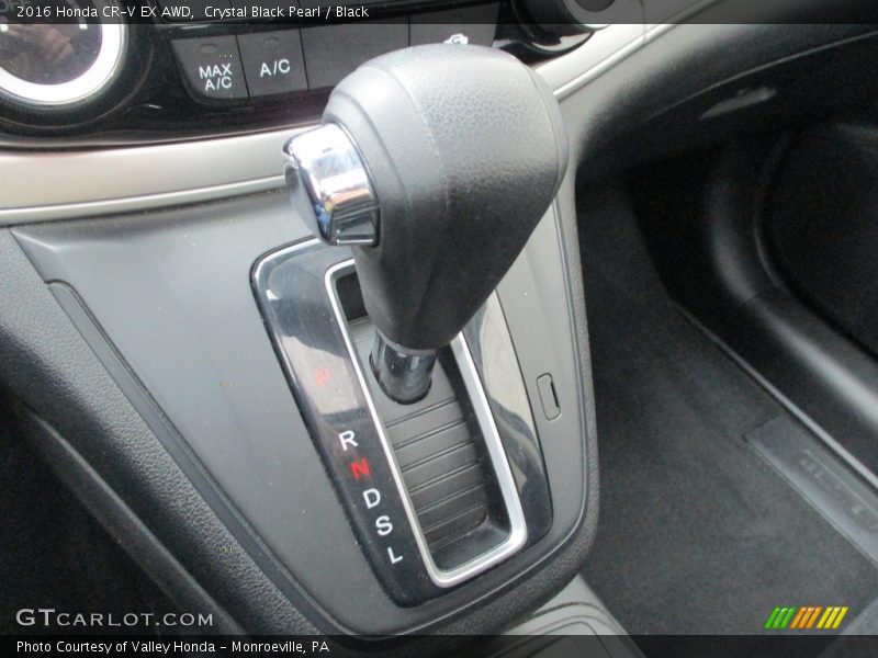 Crystal Black Pearl / Black 2016 Honda CR-V EX AWD