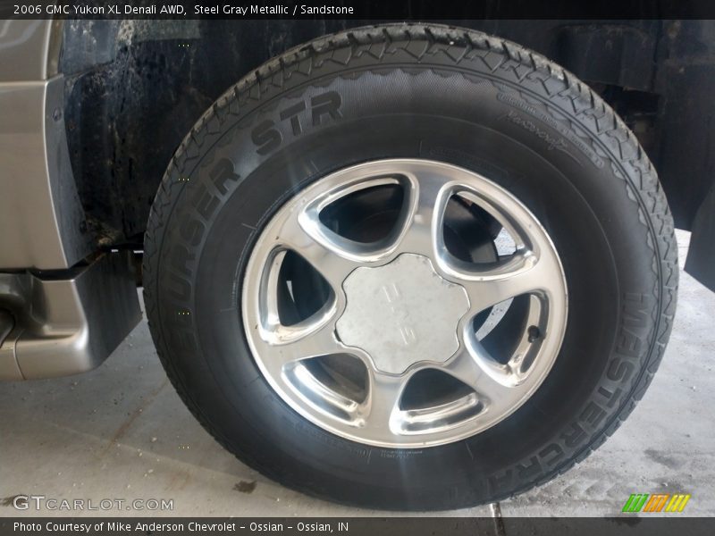 Steel Gray Metallic / Sandstone 2006 GMC Yukon XL Denali AWD