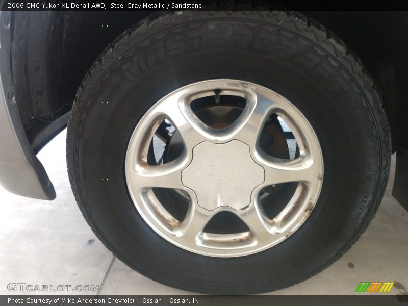 Steel Gray Metallic / Sandstone 2006 GMC Yukon XL Denali AWD