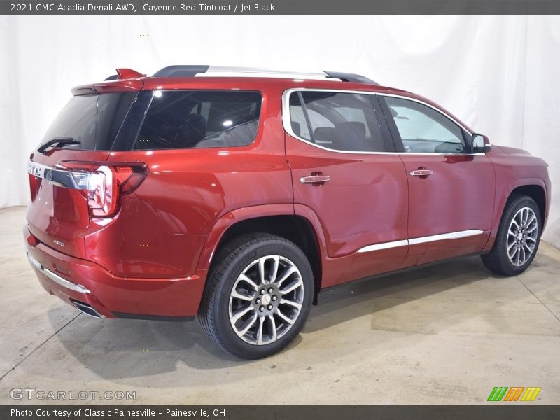 Cayenne Red Tintcoat / Jet Black 2021 GMC Acadia Denali AWD