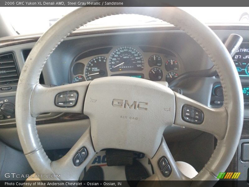 Steel Gray Metallic / Sandstone 2006 GMC Yukon XL Denali AWD