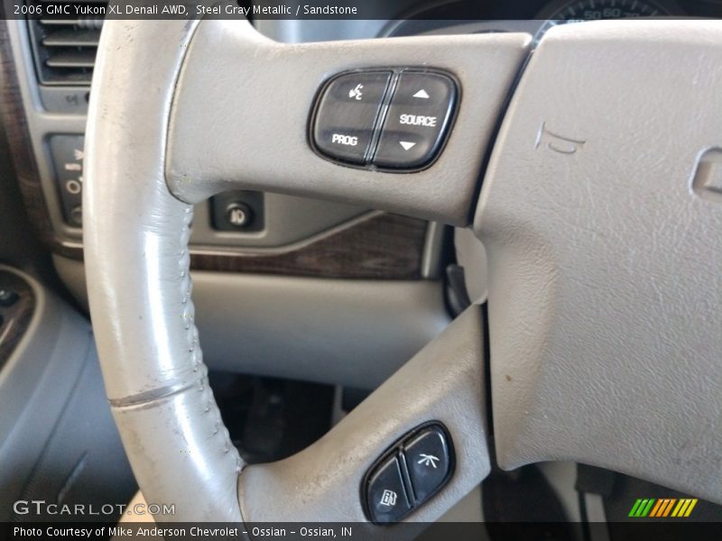 Steel Gray Metallic / Sandstone 2006 GMC Yukon XL Denali AWD