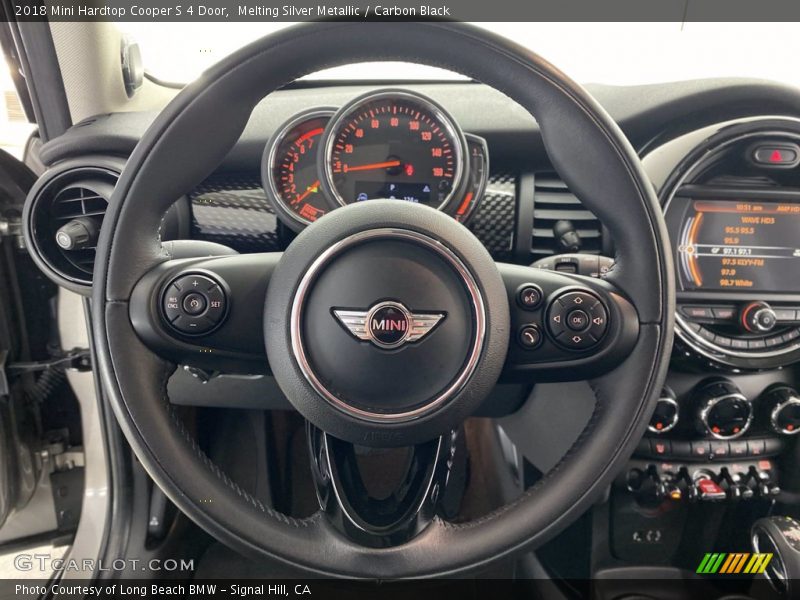 Melting Silver Metallic / Carbon Black 2018 Mini Hardtop Cooper S 4 Door