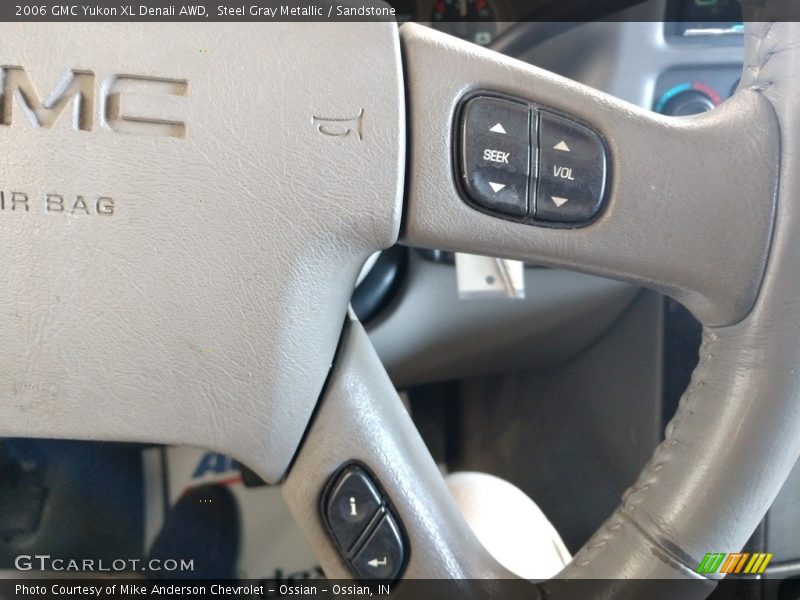 Steel Gray Metallic / Sandstone 2006 GMC Yukon XL Denali AWD
