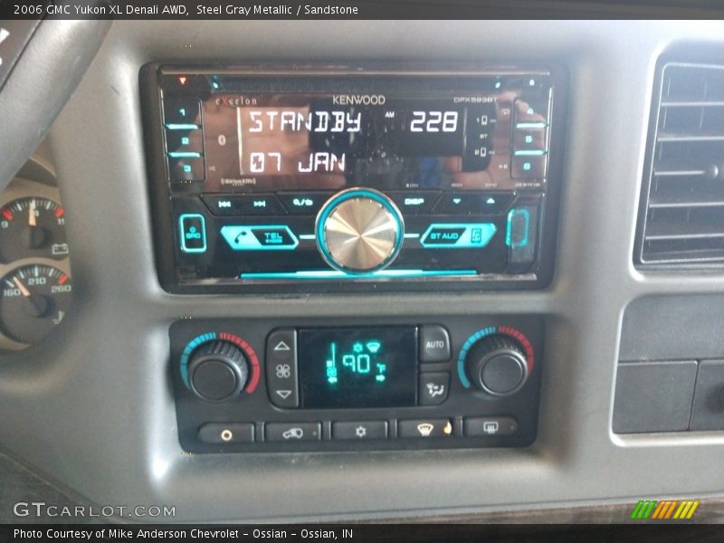 Steel Gray Metallic / Sandstone 2006 GMC Yukon XL Denali AWD