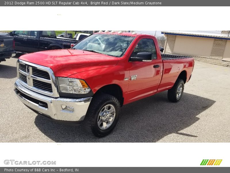 Front 3/4 View of 2012 Ram 2500 HD SLT Regular Cab 4x4