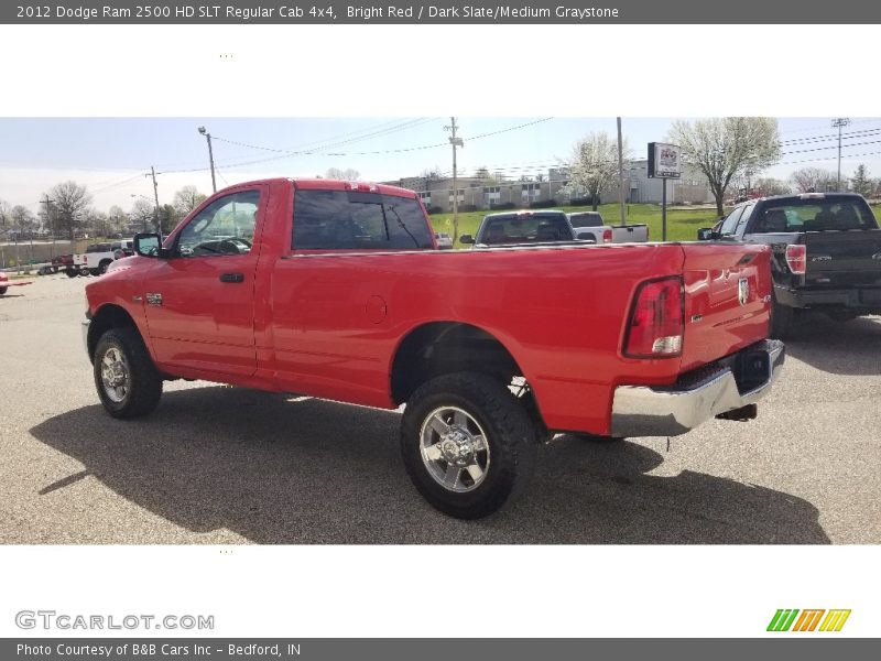 Bright Red / Dark Slate/Medium Graystone 2012 Dodge Ram 2500 HD SLT Regular Cab 4x4