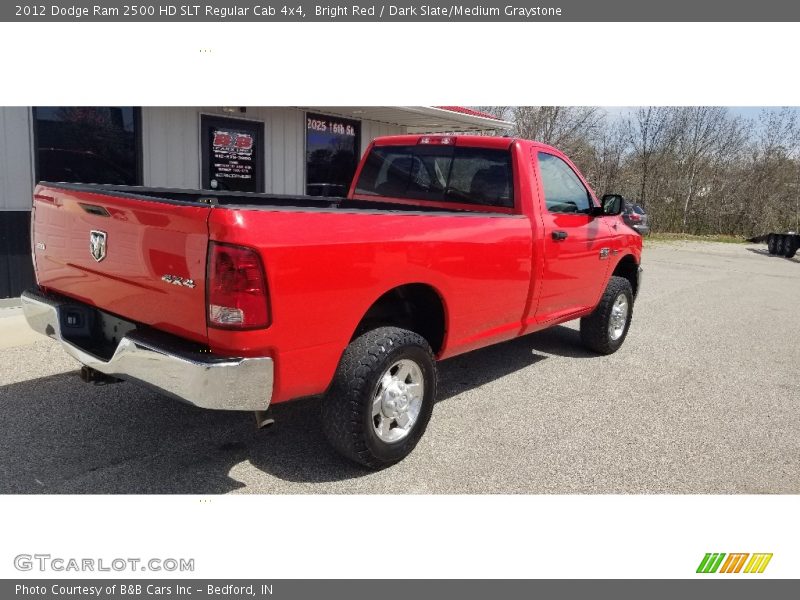 Bright Red / Dark Slate/Medium Graystone 2012 Dodge Ram 2500 HD SLT Regular Cab 4x4