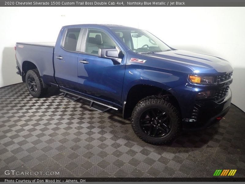 Northsky Blue Metallic / Jet Black 2020 Chevrolet Silverado 1500 Custom Trail Boss Double Cab 4x4