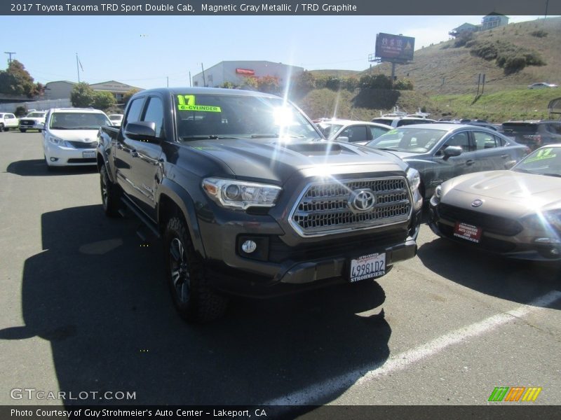 Magnetic Gray Metallic / TRD Graphite 2017 Toyota Tacoma TRD Sport Double Cab
