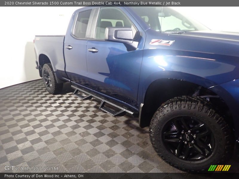 Northsky Blue Metallic / Jet Black 2020 Chevrolet Silverado 1500 Custom Trail Boss Double Cab 4x4