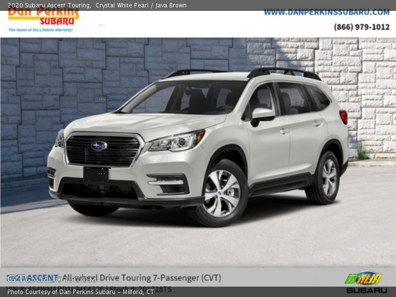 Crystal White Pearl / Java Brown 2020 Subaru Ascent Touring