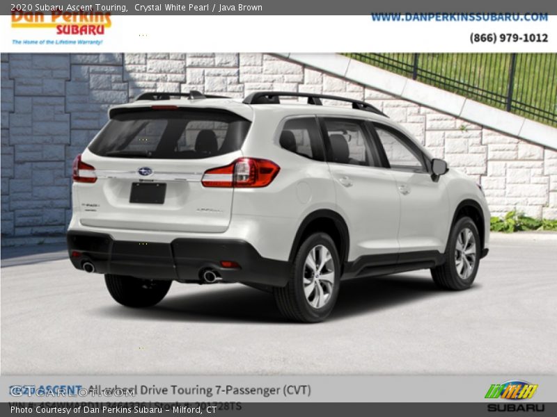 Crystal White Pearl / Java Brown 2020 Subaru Ascent Touring