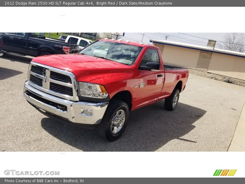 Bright Red / Dark Slate/Medium Graystone 2012 Dodge Ram 2500 HD SLT Regular Cab 4x4