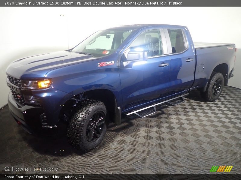 Northsky Blue Metallic / Jet Black 2020 Chevrolet Silverado 1500 Custom Trail Boss Double Cab 4x4