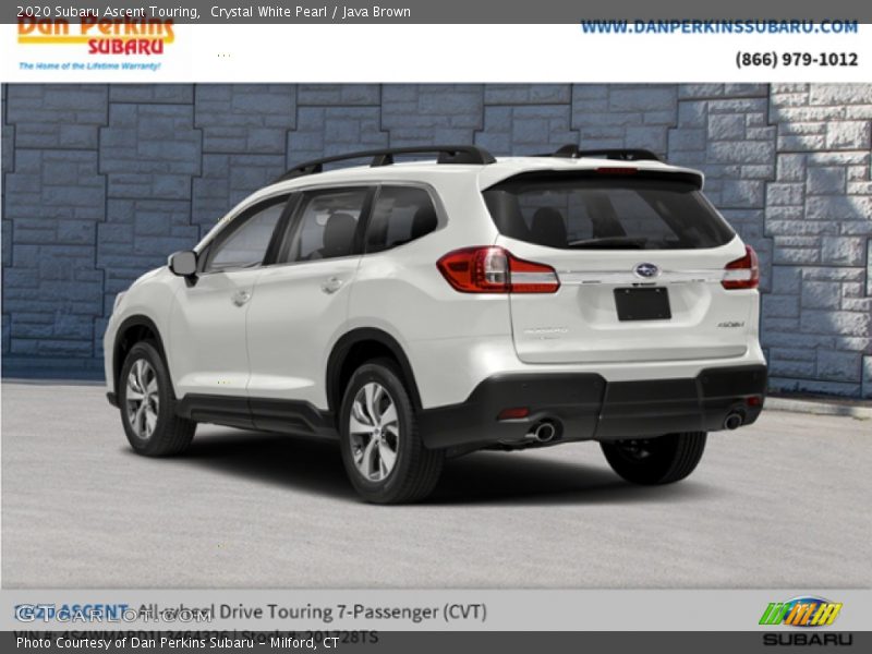 Crystal White Pearl / Java Brown 2020 Subaru Ascent Touring