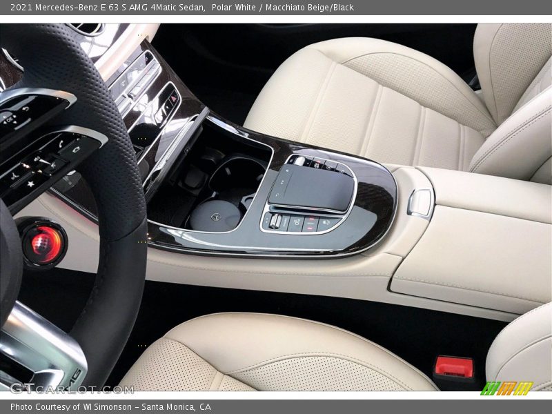 Polar White / Macchiato Beige/Black 2021 Mercedes-Benz E 63 S AMG 4Matic Sedan