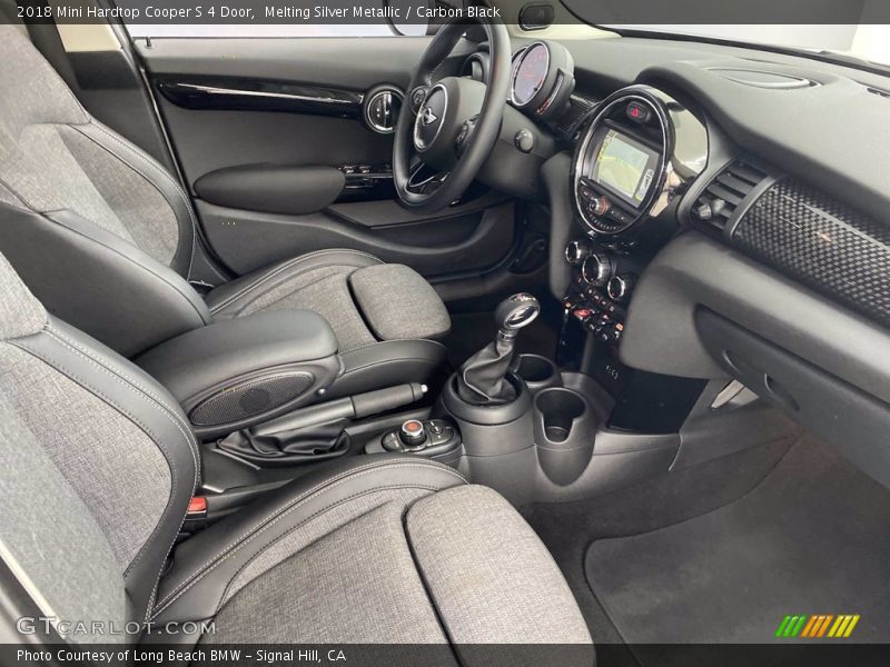 Melting Silver Metallic / Carbon Black 2018 Mini Hardtop Cooper S 4 Door