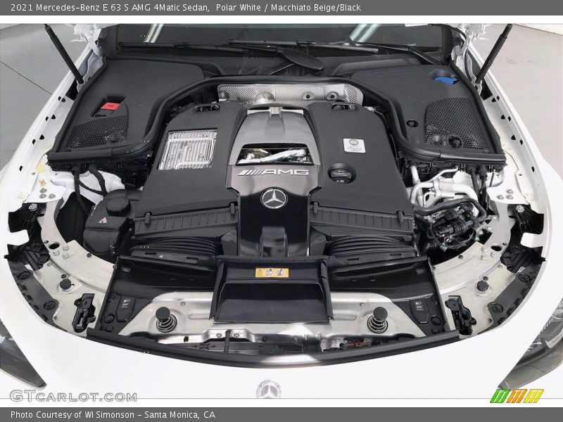 Polar White / Macchiato Beige/Black 2021 Mercedes-Benz E 63 S AMG 4Matic Sedan