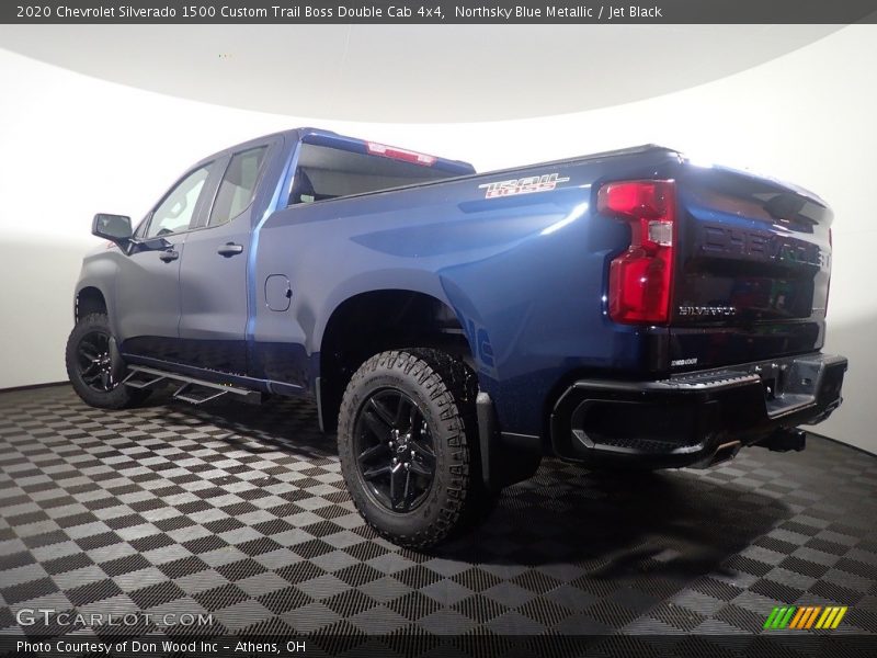 Northsky Blue Metallic / Jet Black 2020 Chevrolet Silverado 1500 Custom Trail Boss Double Cab 4x4