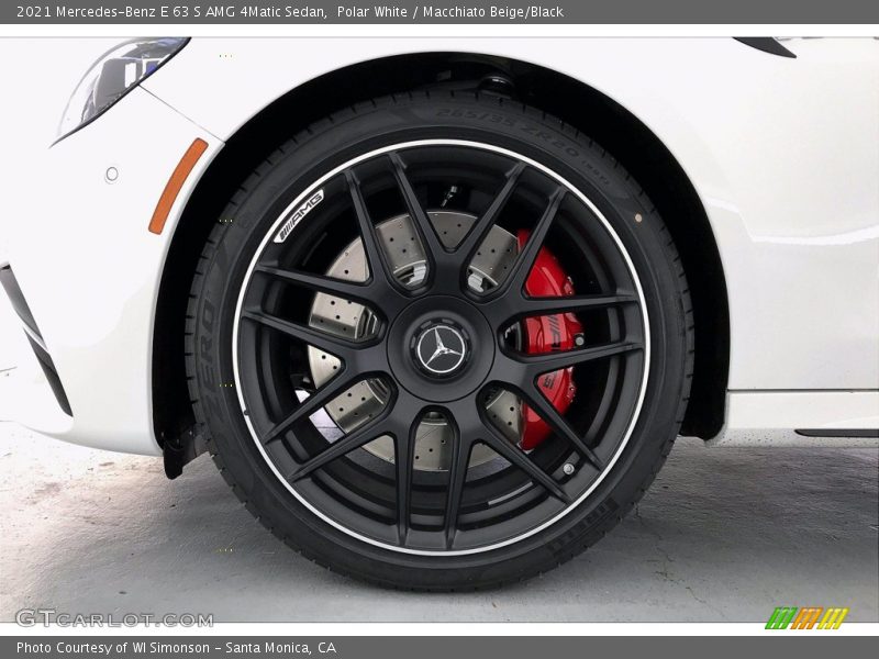 Polar White / Macchiato Beige/Black 2021 Mercedes-Benz E 63 S AMG 4Matic Sedan