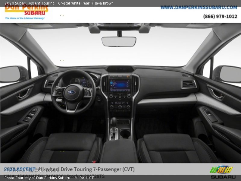 Crystal White Pearl / Java Brown 2020 Subaru Ascent Touring