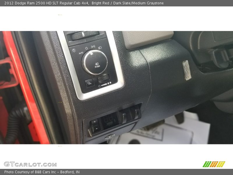 Controls of 2012 Ram 2500 HD SLT Regular Cab 4x4