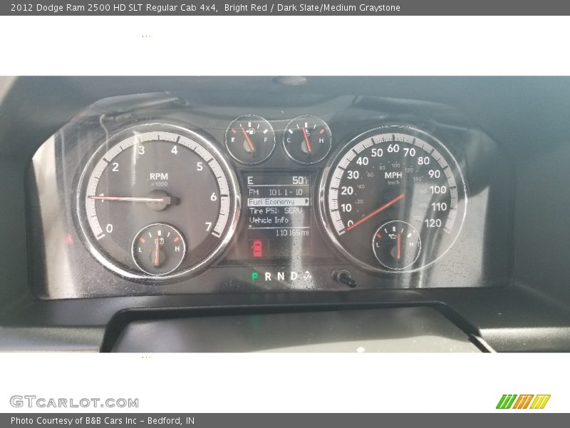  2012 Ram 2500 HD SLT Regular Cab 4x4 SLT Regular Cab 4x4 Gauges