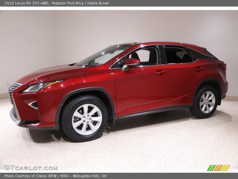 Matador Red Mica / Noble Brown 2016 Lexus RX 350 AWD