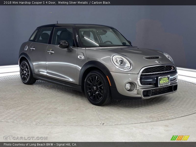 Melting Silver Metallic / Carbon Black 2018 Mini Hardtop Cooper S 4 Door