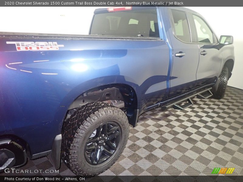 Northsky Blue Metallic / Jet Black 2020 Chevrolet Silverado 1500 Custom Trail Boss Double Cab 4x4