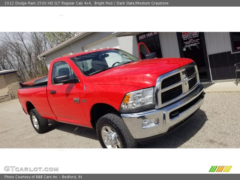 Bright Red / Dark Slate/Medium Graystone 2012 Dodge Ram 2500 HD SLT Regular Cab 4x4