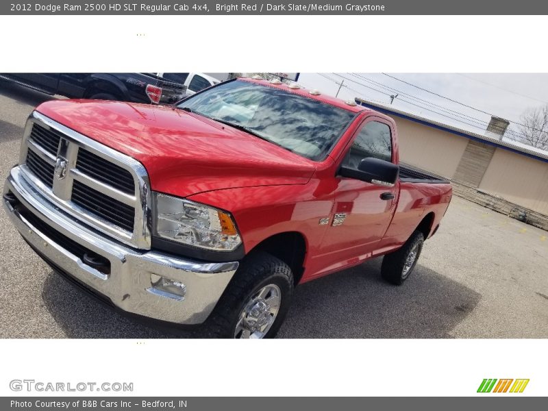 Bright Red / Dark Slate/Medium Graystone 2012 Dodge Ram 2500 HD SLT Regular Cab 4x4