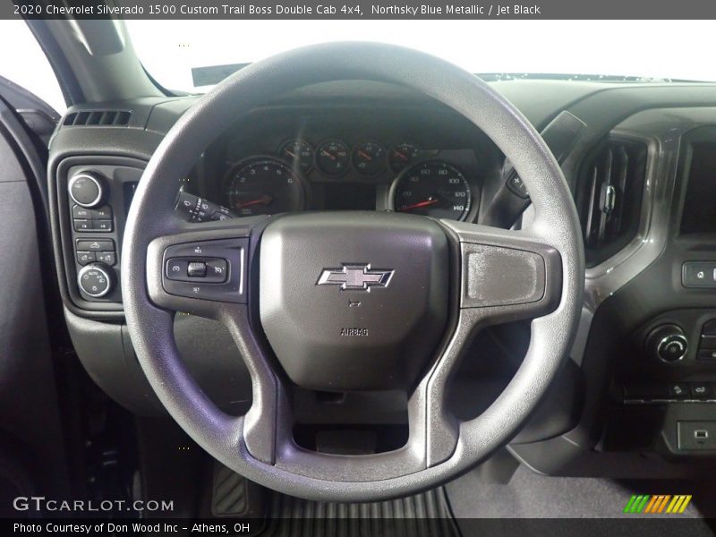 Northsky Blue Metallic / Jet Black 2020 Chevrolet Silverado 1500 Custom Trail Boss Double Cab 4x4