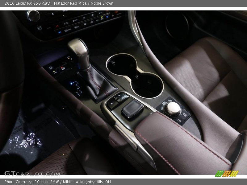 Matador Red Mica / Noble Brown 2016 Lexus RX 350 AWD