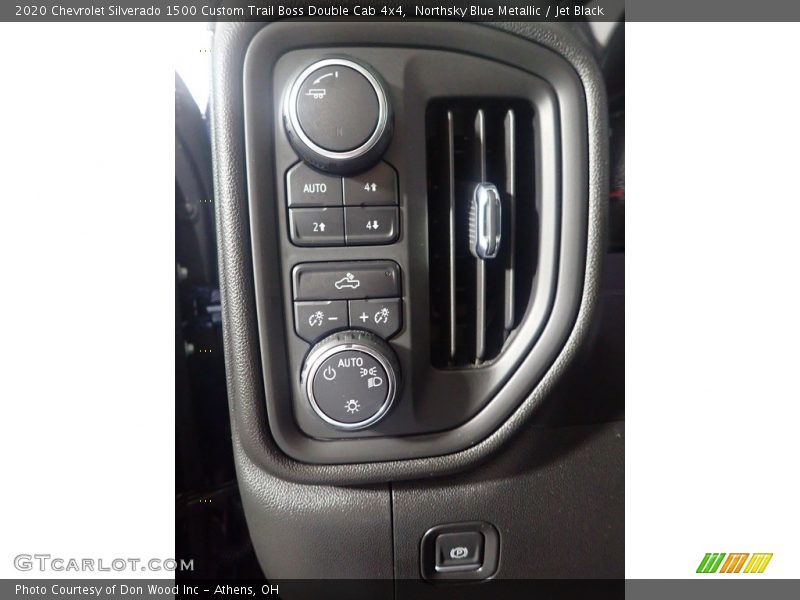 Northsky Blue Metallic / Jet Black 2020 Chevrolet Silverado 1500 Custom Trail Boss Double Cab 4x4