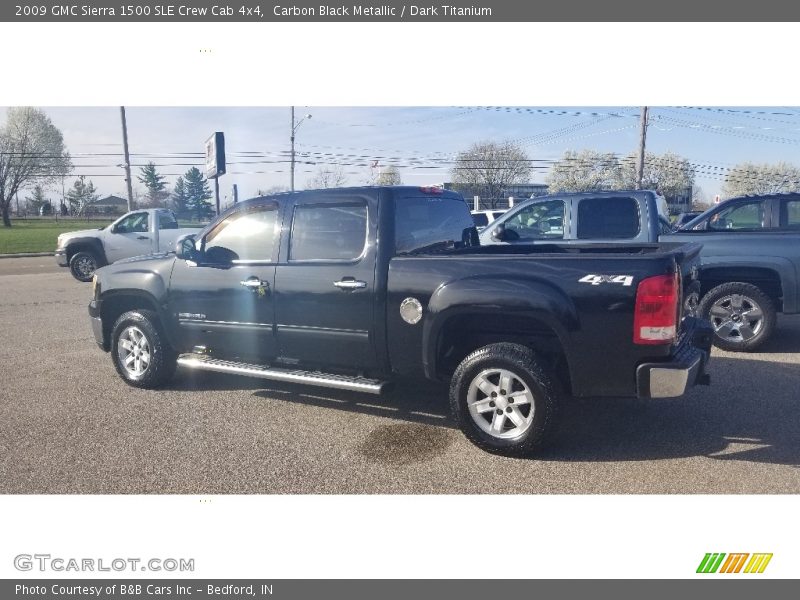 Carbon Black Metallic / Dark Titanium 2009 GMC Sierra 1500 SLE Crew Cab 4x4