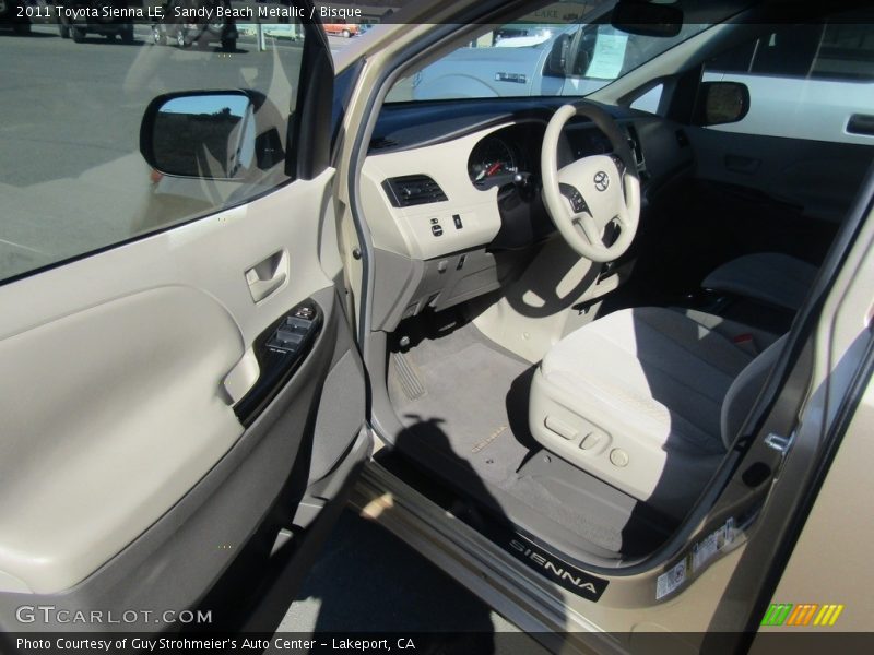 Sandy Beach Metallic / Bisque 2011 Toyota Sienna LE