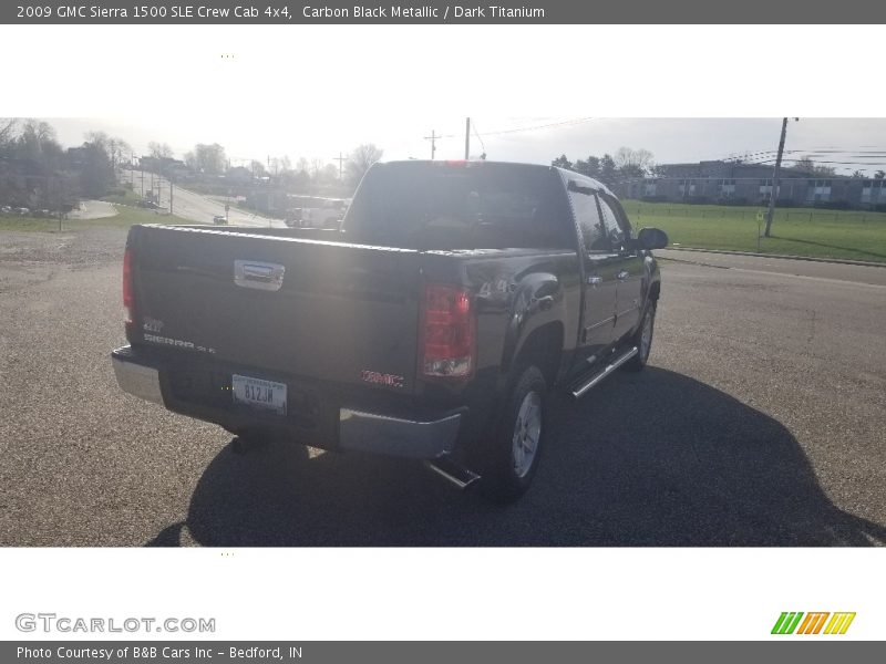 Carbon Black Metallic / Dark Titanium 2009 GMC Sierra 1500 SLE Crew Cab 4x4