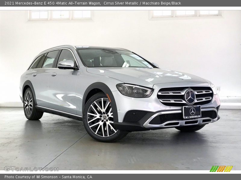 Cirrus Silver Metallic / Macchiato Beige/Black 2021 Mercedes-Benz E 450 4Matic All-Terrain Wagon