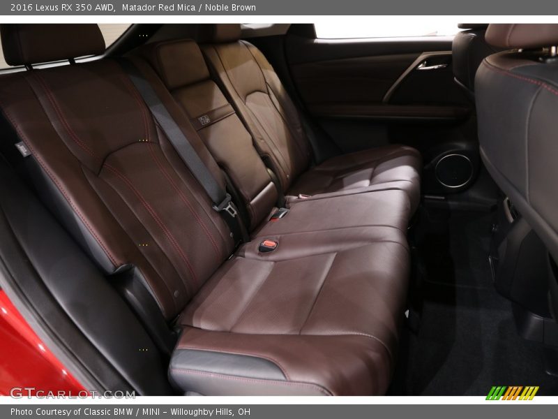 Matador Red Mica / Noble Brown 2016 Lexus RX 350 AWD