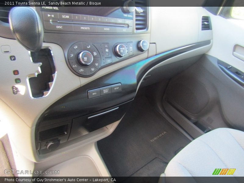 Sandy Beach Metallic / Bisque 2011 Toyota Sienna LE