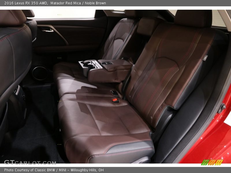 Matador Red Mica / Noble Brown 2016 Lexus RX 350 AWD