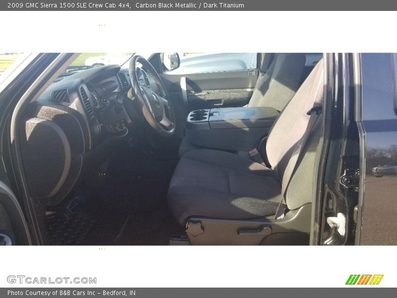 Carbon Black Metallic / Dark Titanium 2009 GMC Sierra 1500 SLE Crew Cab 4x4