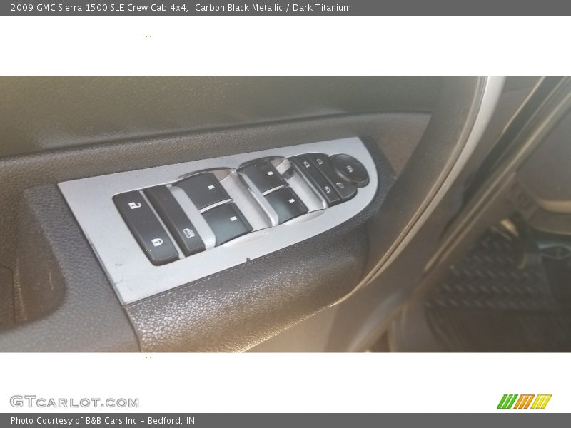 Carbon Black Metallic / Dark Titanium 2009 GMC Sierra 1500 SLE Crew Cab 4x4